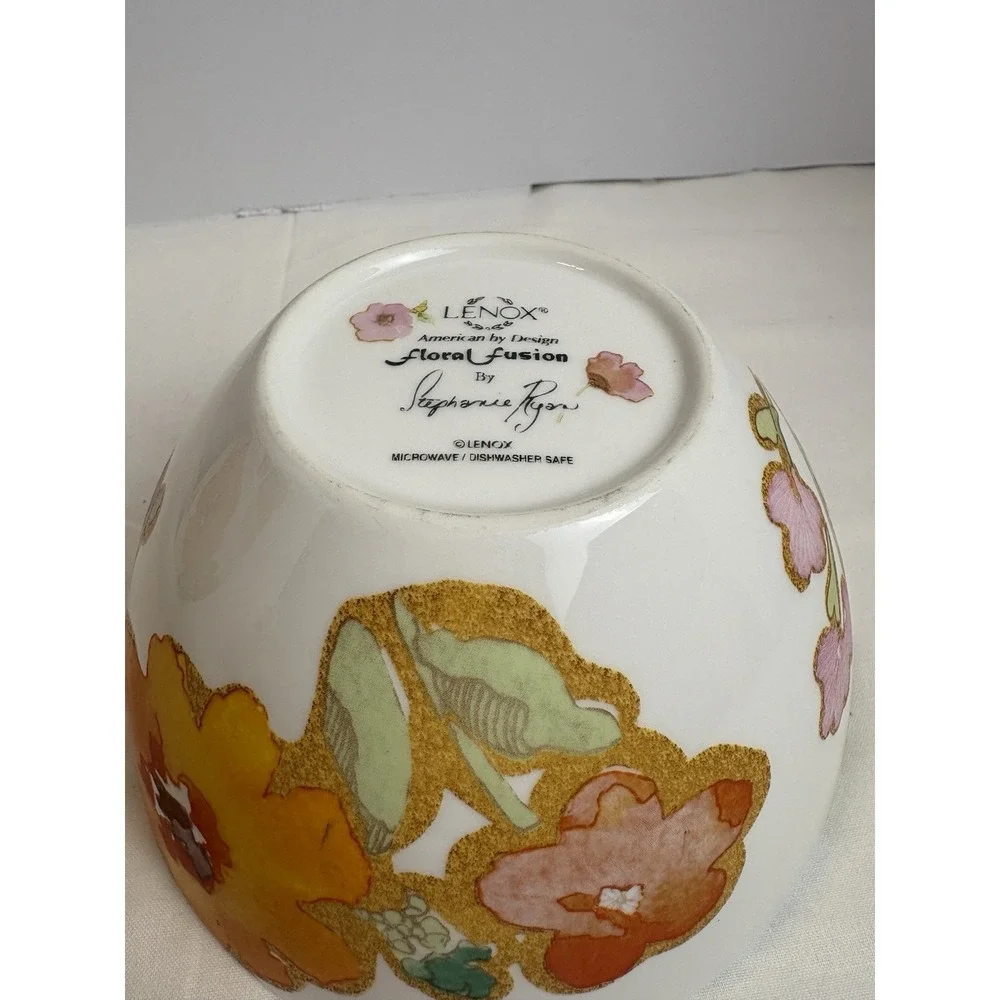 Lenox Floral Fusion All Purpose Bowl 5 7/8” Stephanie Ryan